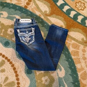 Rock Revival Dark Blue Boot Cut Jeans
